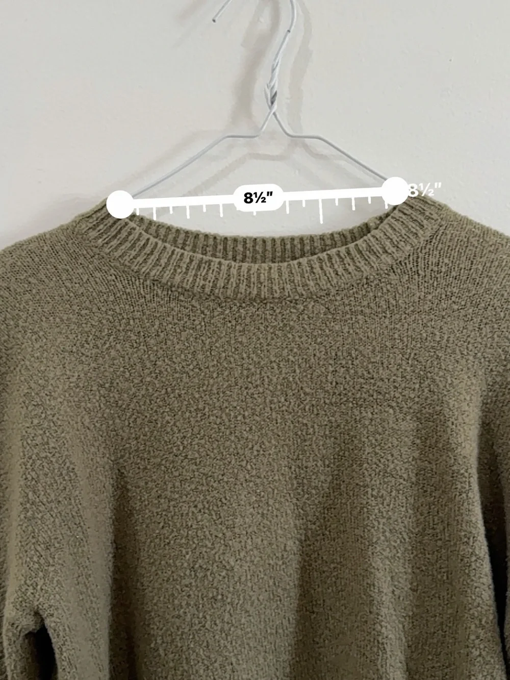 Olive Crewneck Sweater